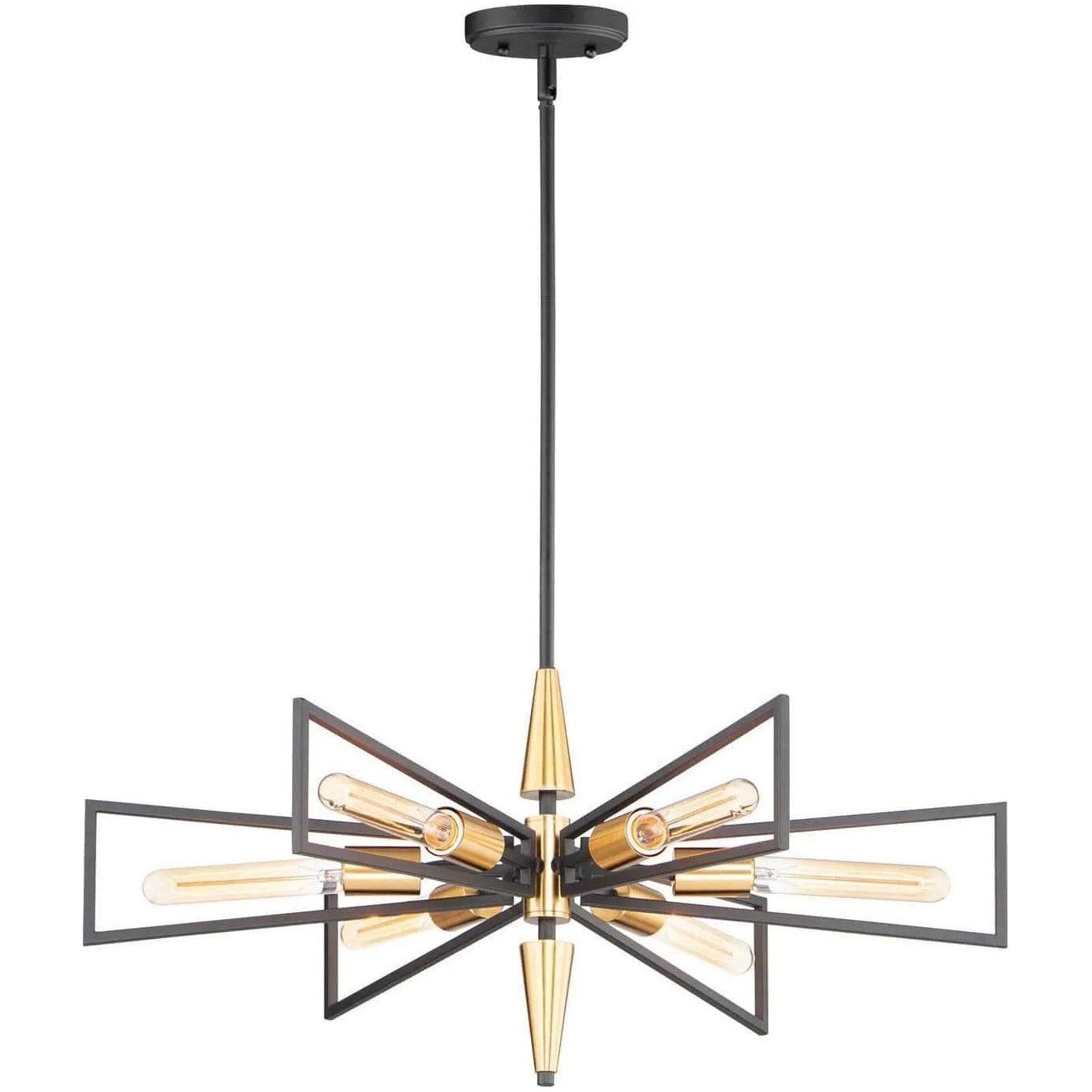 Maxim Lighting - Wings Chandelier - 11656BKSBR - Canada Light Shop