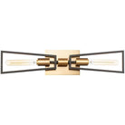 Maxim Lighting - Wings Double Wall Sconce - 11652BKSBR - Canada Light Shop