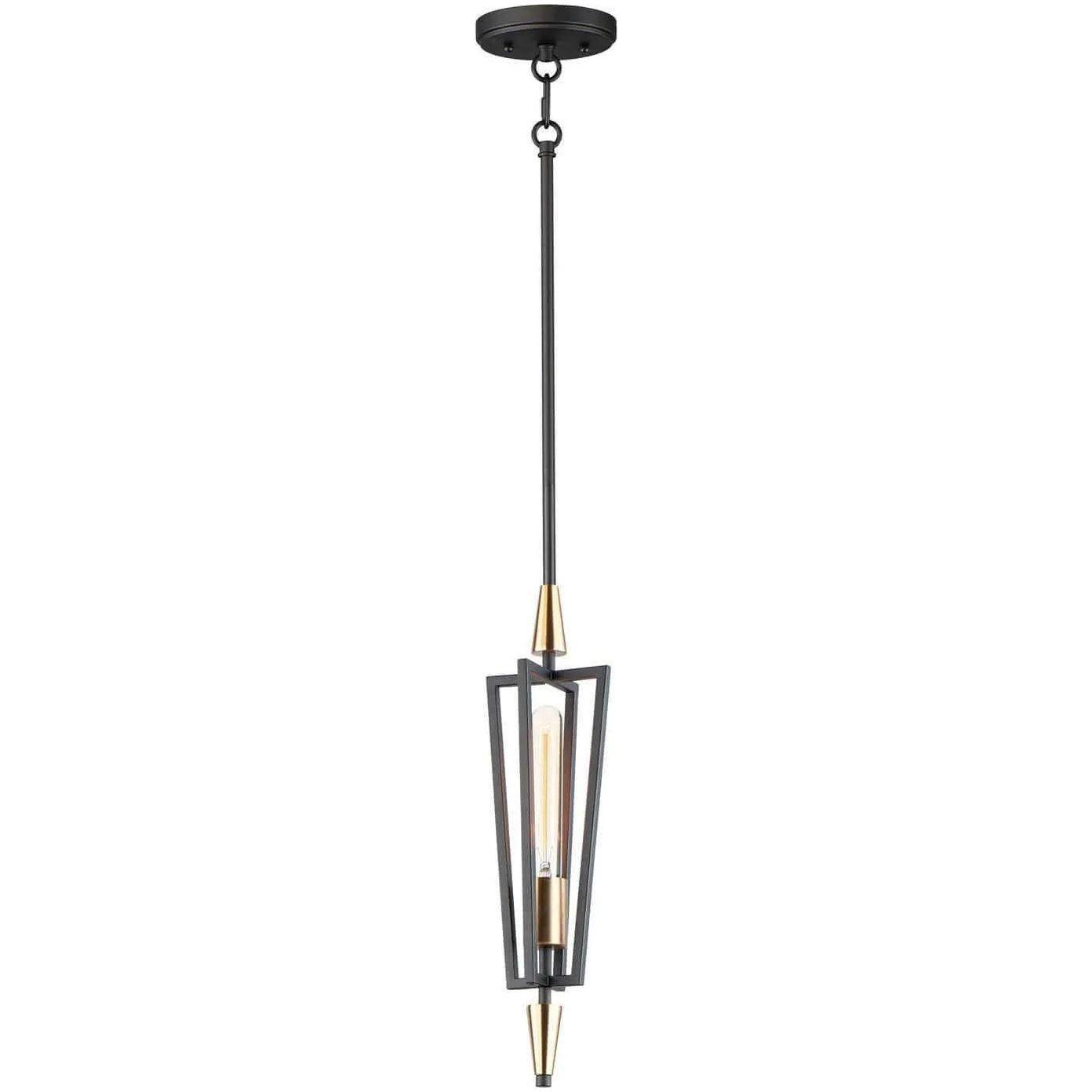 Maxim Lighting - Wings Mini Pendant - 11653BKSBR - Canada Light Shop