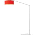 Nova of California 2110926CR Stretch 1-Light Arc Lamp in White