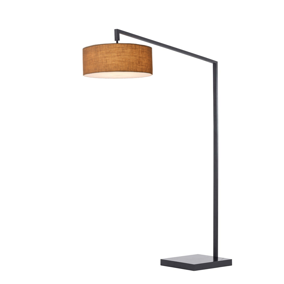 Nova of California 2110924BU Stretch 1-Light Chairside Arc Lamp in Black