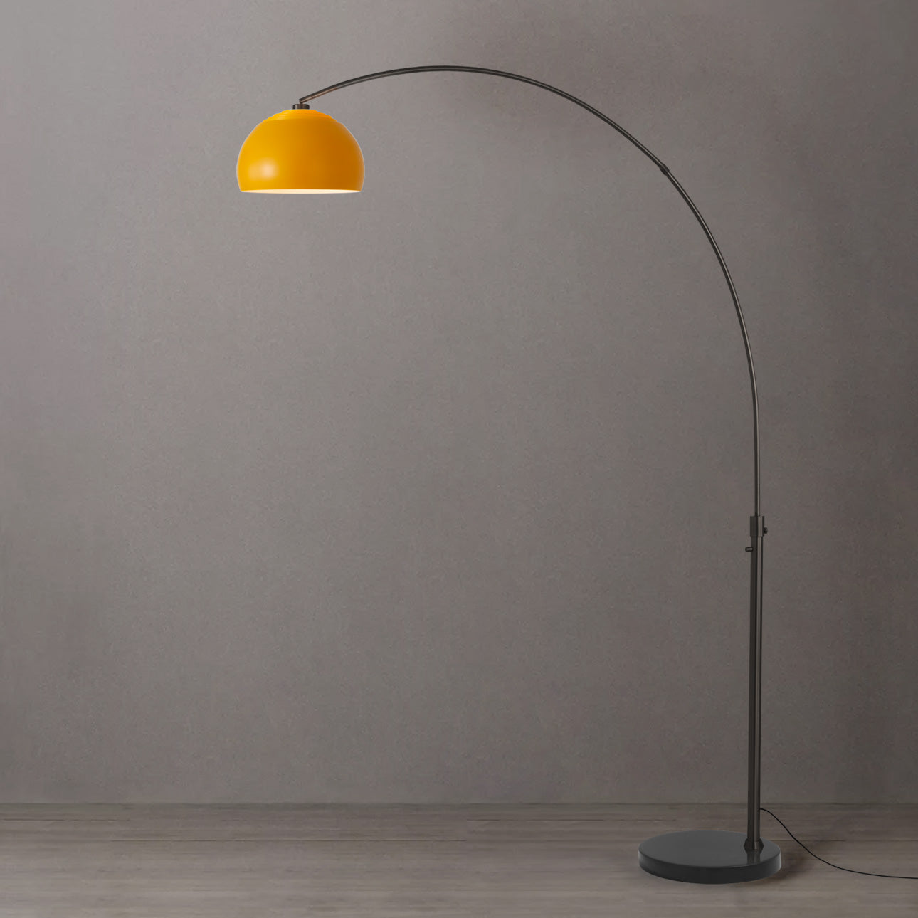 Nova of California 2113820MU Float 1-Light Arc Lamp in Black Nickel / Black (0MU)