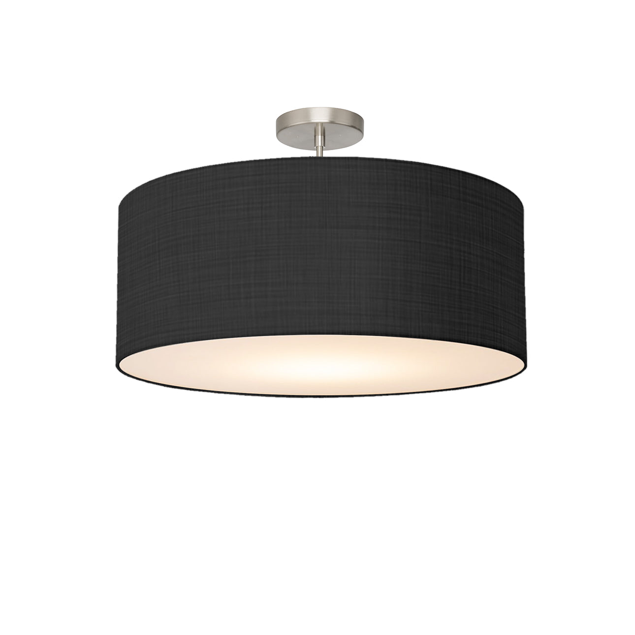 Nova of California 2110844BK Stretch Semi-Flush Mount in Satin Nickel
