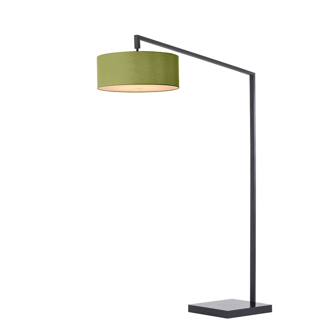 Nova of California 2110924AV Stretch 1-Light Chairside Arc Lamp in Black