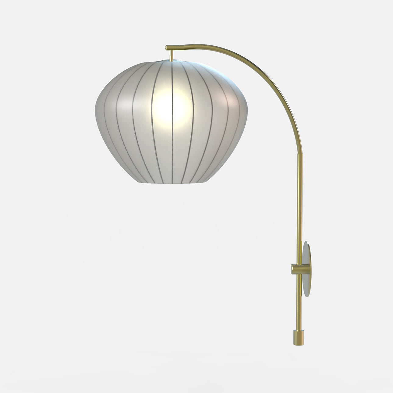 Nova of California 3010799WB Bloom Plug-in Wall Sconce in Weathered Brass