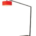 Nova of California 2110923CR Stretch 1-Light Arc Lamp in Black