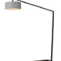 Nova of California 2110923CG Stretch 1-Light Arc Lamp in Matte Black