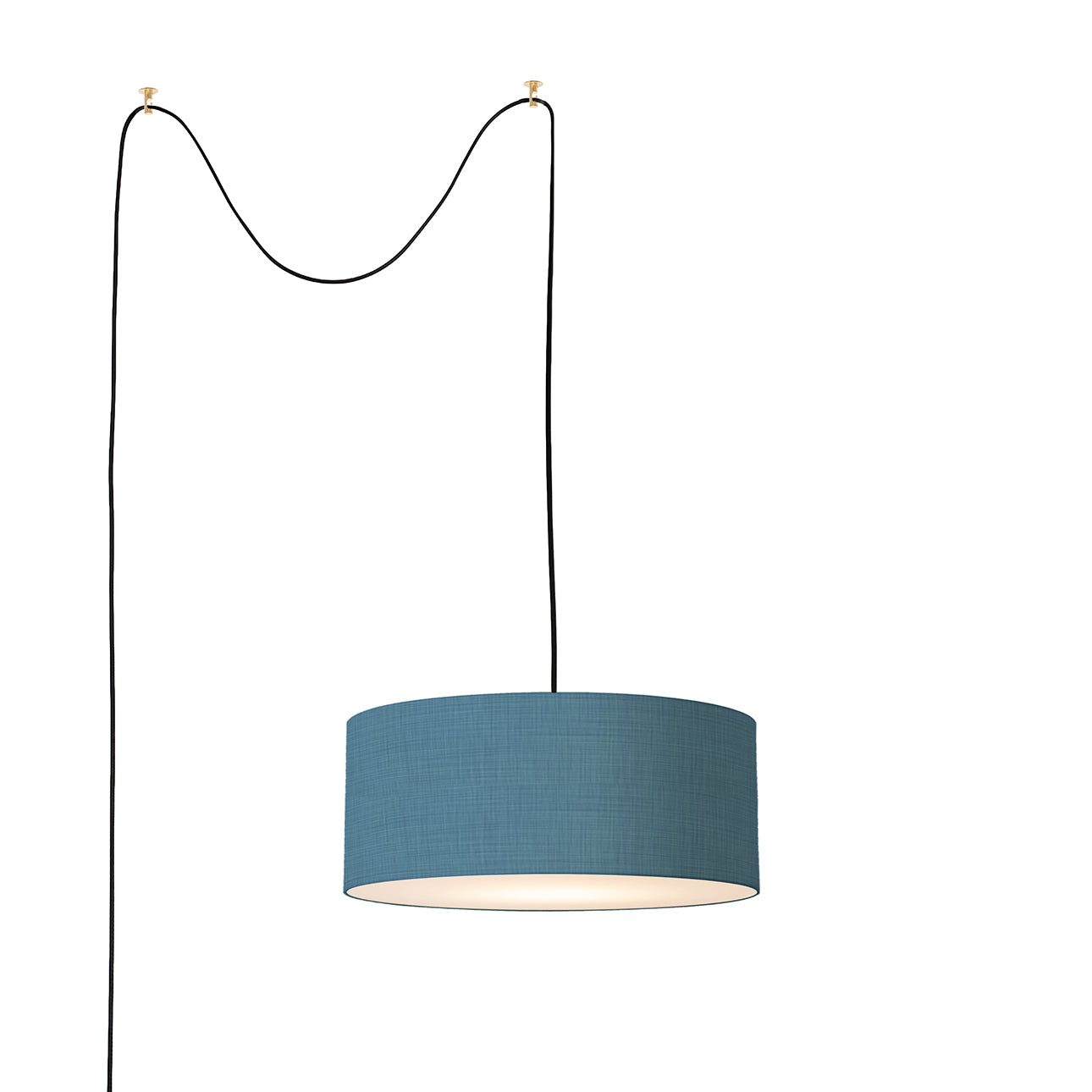 Nova of California 2110841BL Stretch Swag Lamp in Weathered Brass