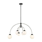 Meridian Lite Trends - Meridian Chandelier - M100114MBKPN - Canada Light Shop