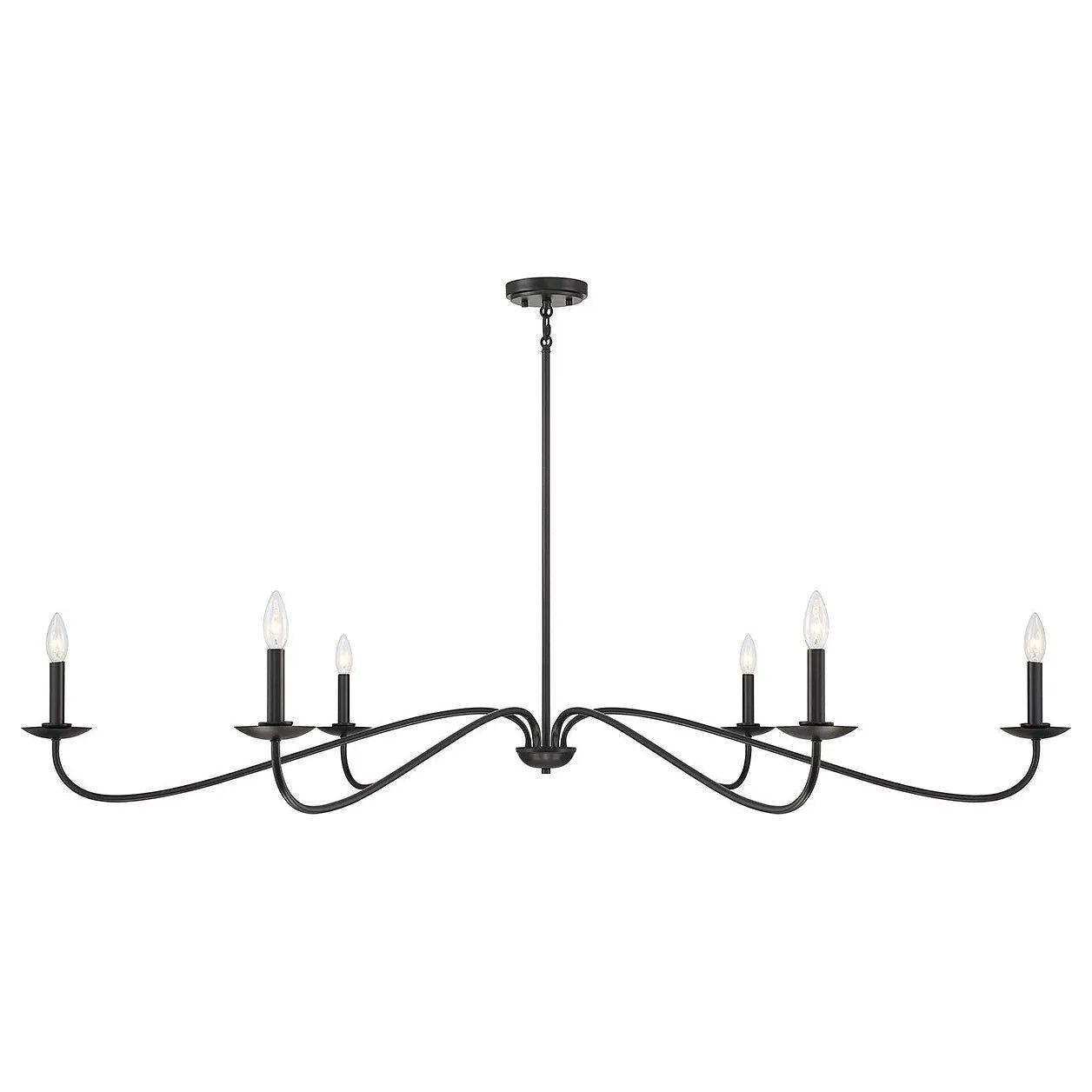 Meridian Lite Trends - Meridian Chandelier - M100119MBK - Canada Light Shop