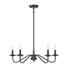 Meridian Lite Trends - Meridian Chandelier - M100120MBK - Canada Light Shop