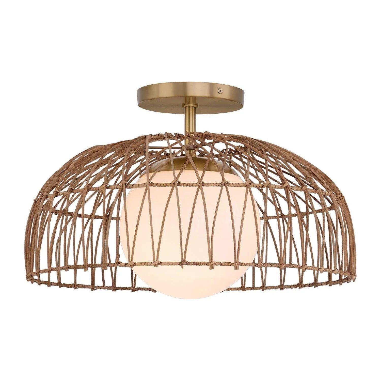 Meridian Lite Trends - Meridian Convertible Pendant or Semi-Flush M7043 - M7043NB - Canada Light Shop