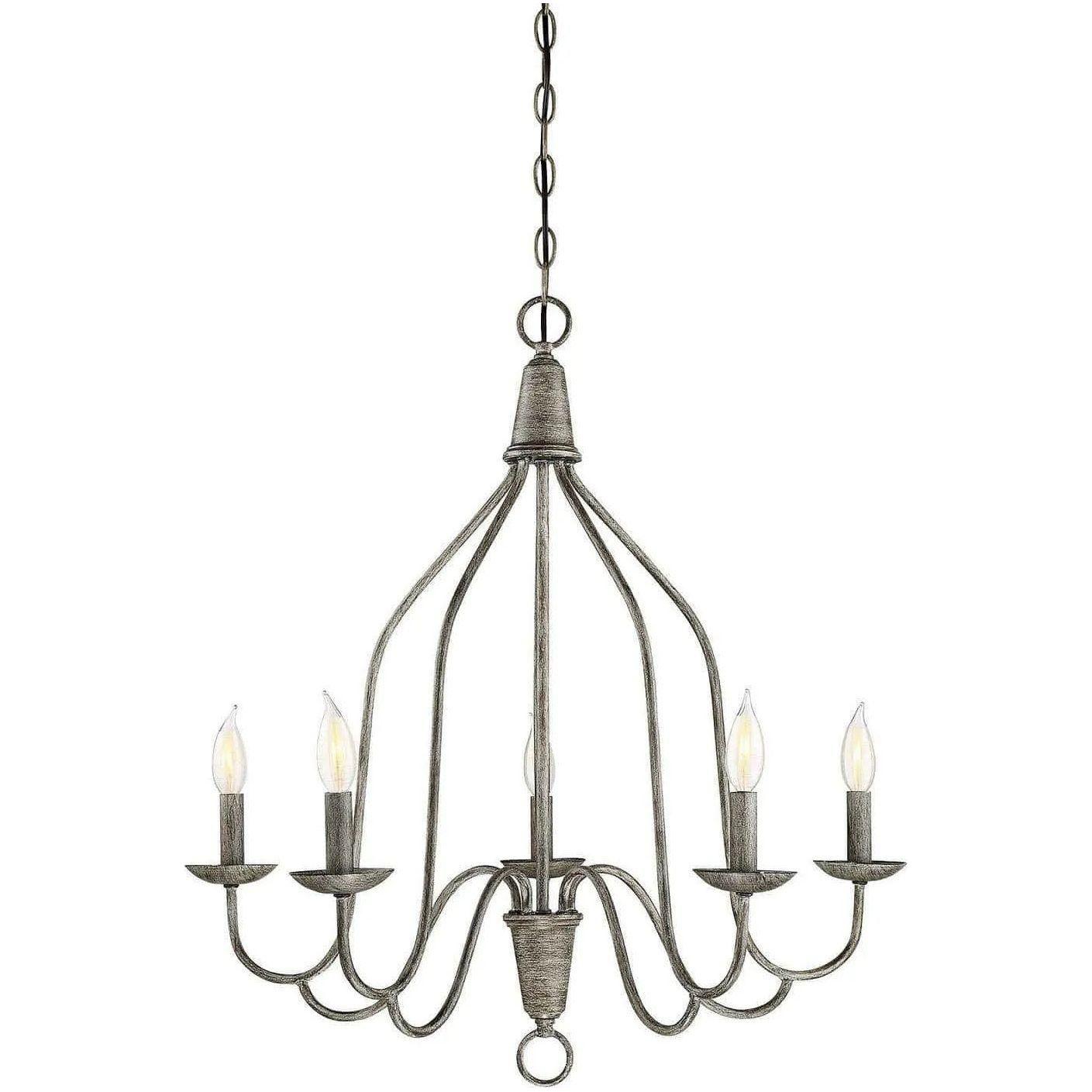 Meridian Lite Trends - Meridian Five Light Chandelier - M10043DW - Canada Light Shop