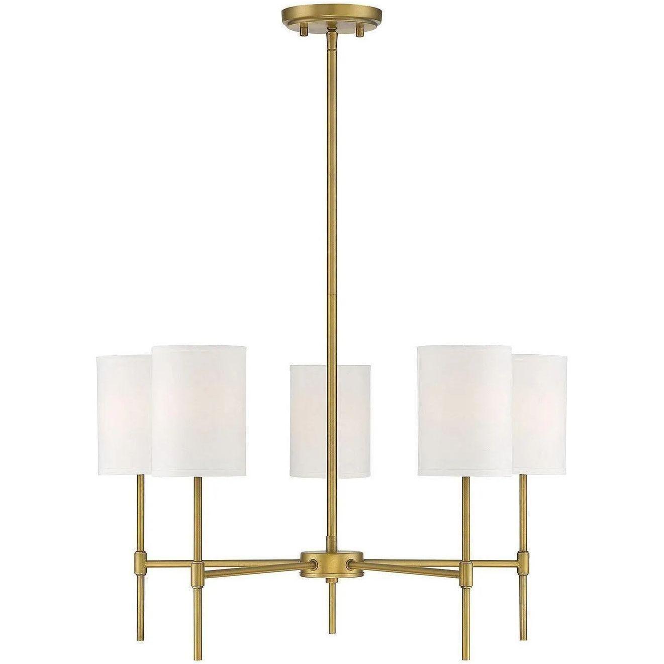 Meridian Lite Trends - Meridian Five Light Chandelier - M10067NB - Canada Light Shop