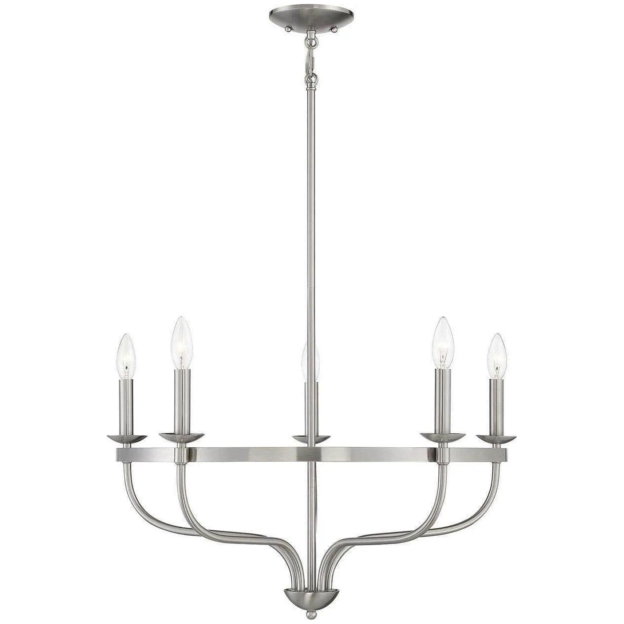 Meridian Lite Trends - Meridian Five Light Chandelier - M10087BN - Canada Light Shop