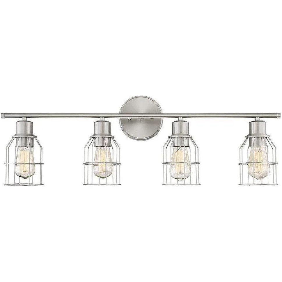 Meridian Lite Trends - Meridian Four Light Bath Bar - M80005BN - Canada Light Shop