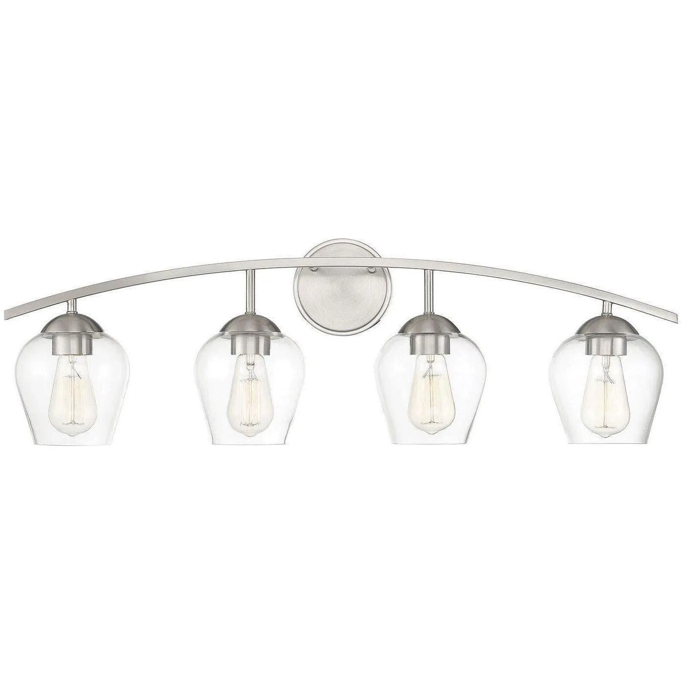 Meridian Lite Trends - Meridian Four Light Bath Bar - M80033BN - Canada Light Shop