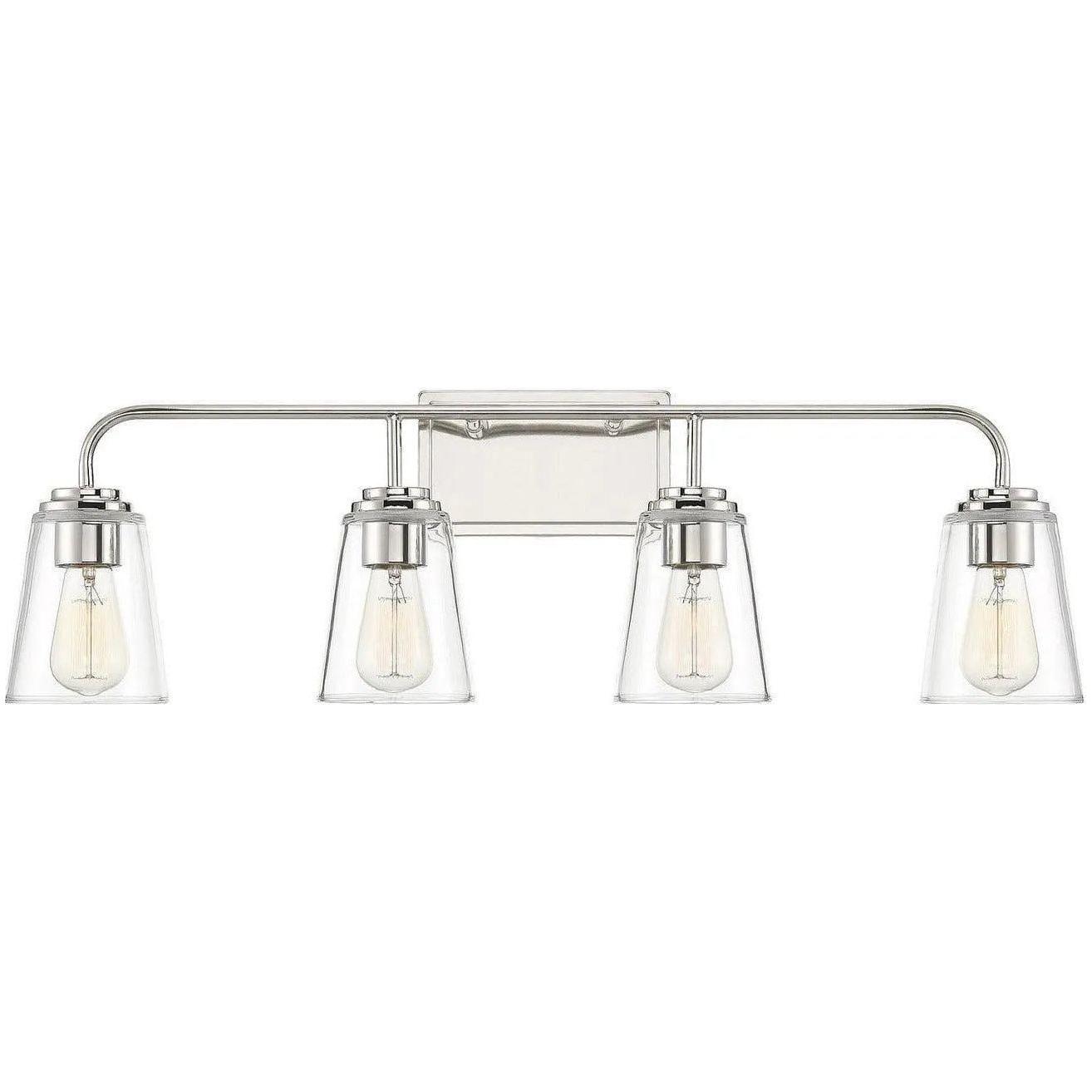 Meridian Lite Trends - Meridian Four Light Bath Bar - M80045PN - Canada Light Shop