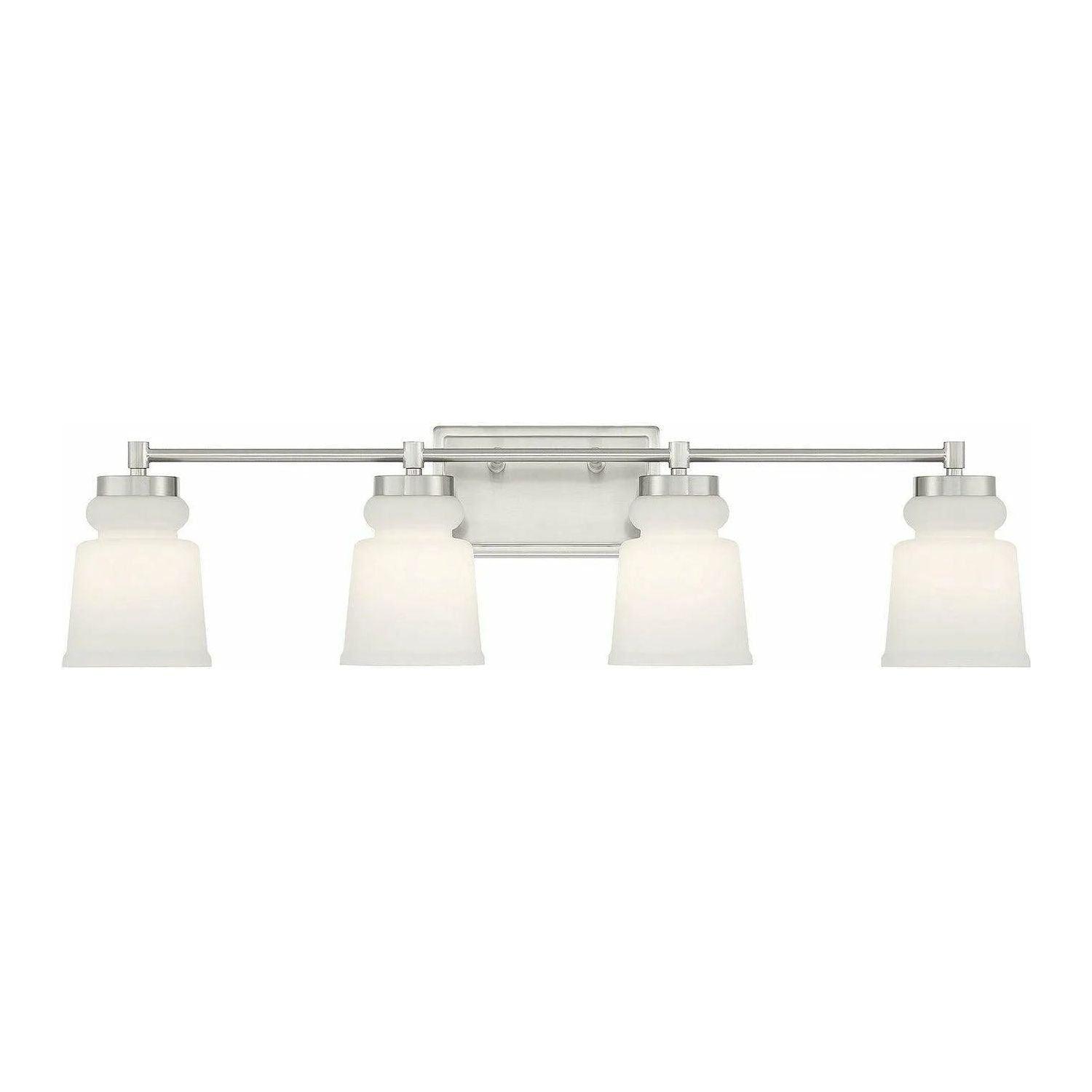 Meridian Lite Trends - Meridian Four Light Bathroom Vanity Light - M80059BN - Canada Light Shop