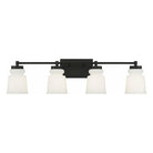 Meridian Lite Trends - Meridian Four Light Bathroom Vanity Light - M80059MBK - Canada Light Shop