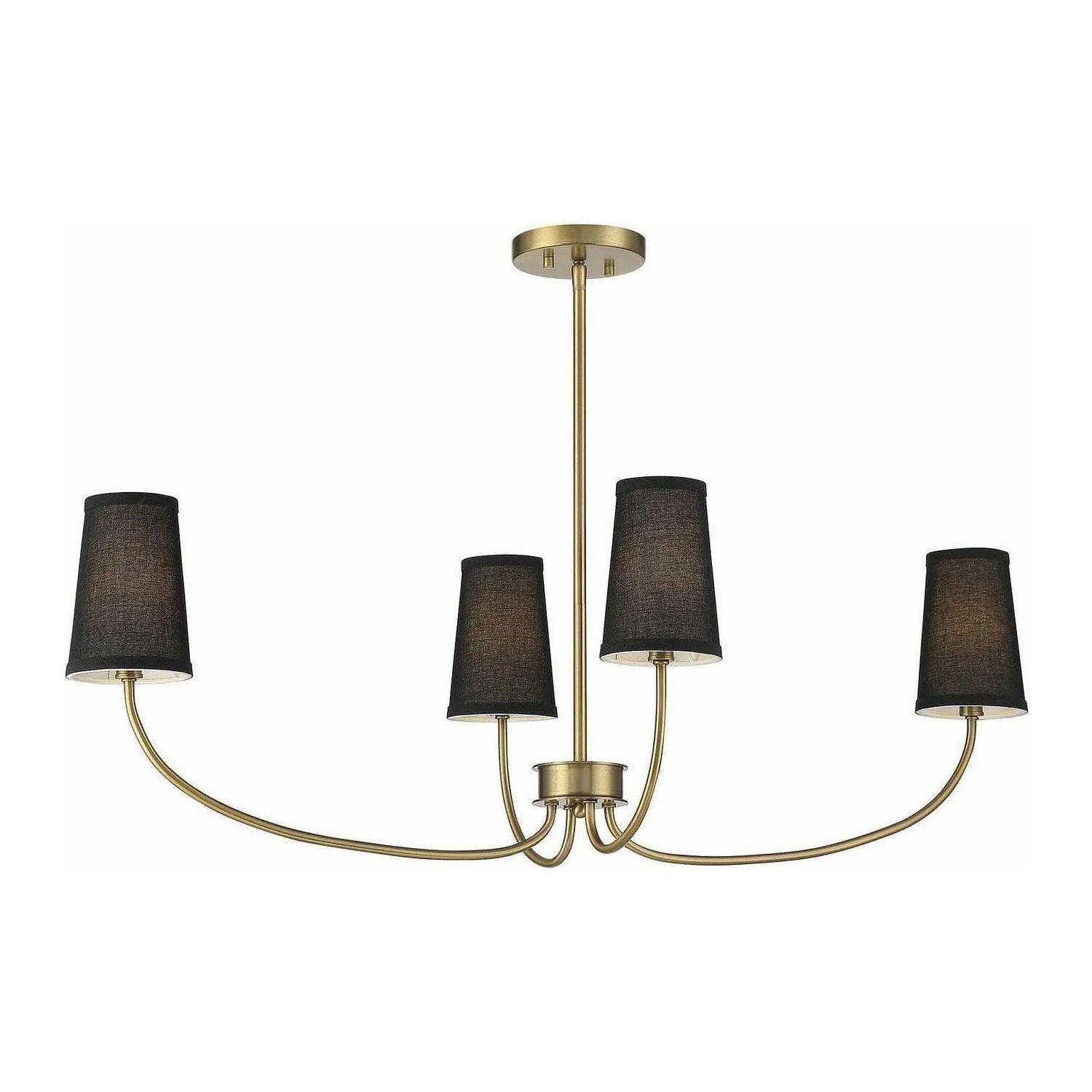Meridian Lite Trends - Meridian Four Light Chandelier - M100104NB - Canada Light Shop