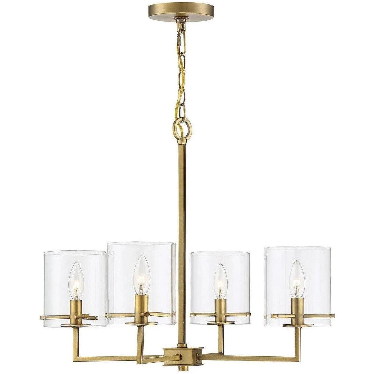 Meridian Lite Trends - Meridian Four Light Chandelier - M10076NB - Canada Light Shop