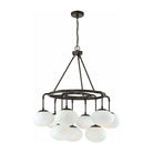 Meridian Lite Trends - Meridian Nine Light Chandelier - M10098ORB - Canada Light Shop