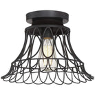 Meridian Lite Trends - Meridian One Light Flush Mount - M60022ORB - Canada Light Shop