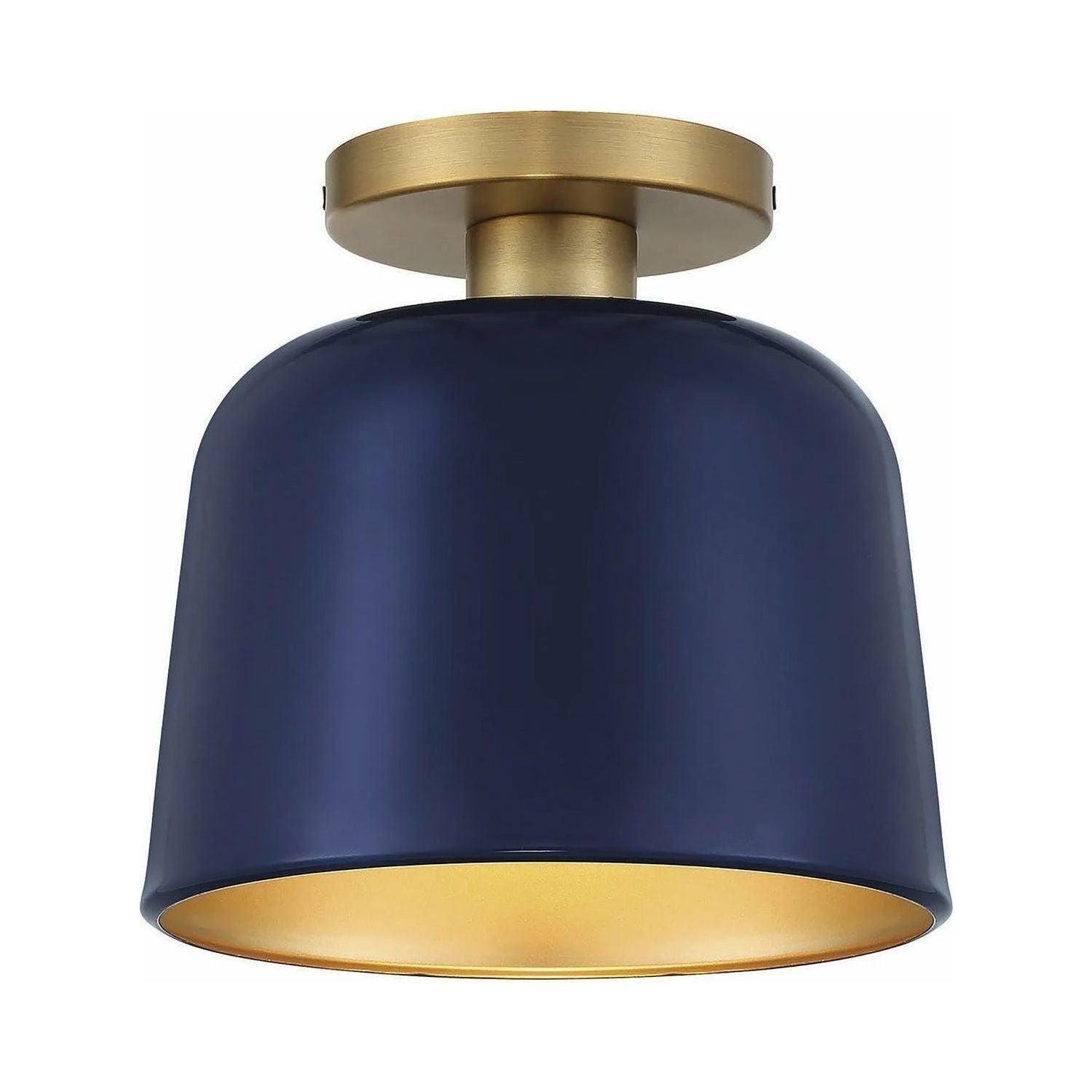 Meridian Lite Trends - Meridian One Light Flush Mount - M60067NBLNB - Canada Light Shop