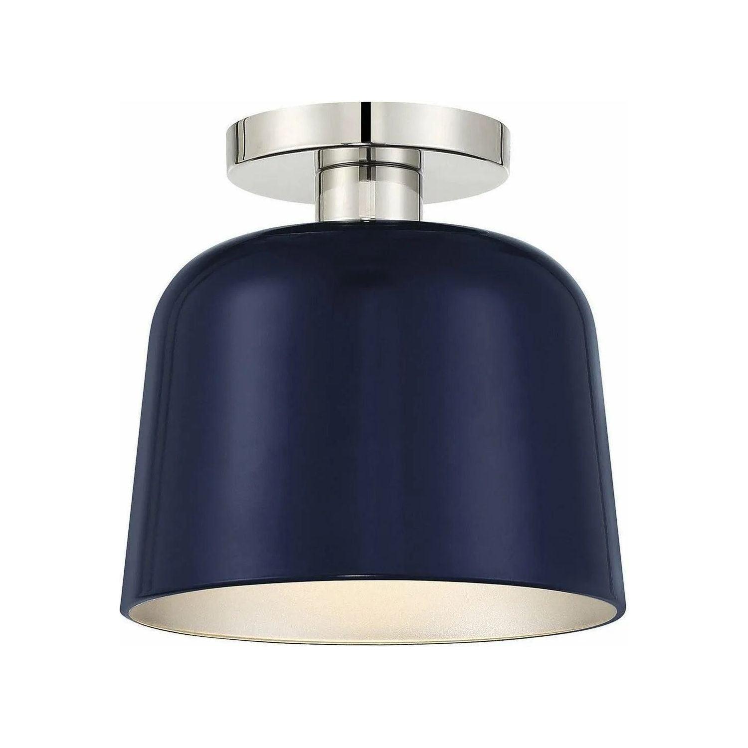 Meridian Lite Trends - Meridian One Light Flush Mount - M60067NBLPN - Canada Light Shop
