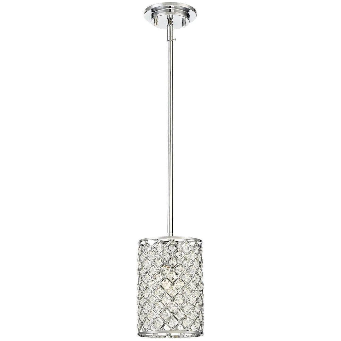 Meridian Lite Trends - Meridian One Light Mini Pendant - M70017CH - Canada Light Shop