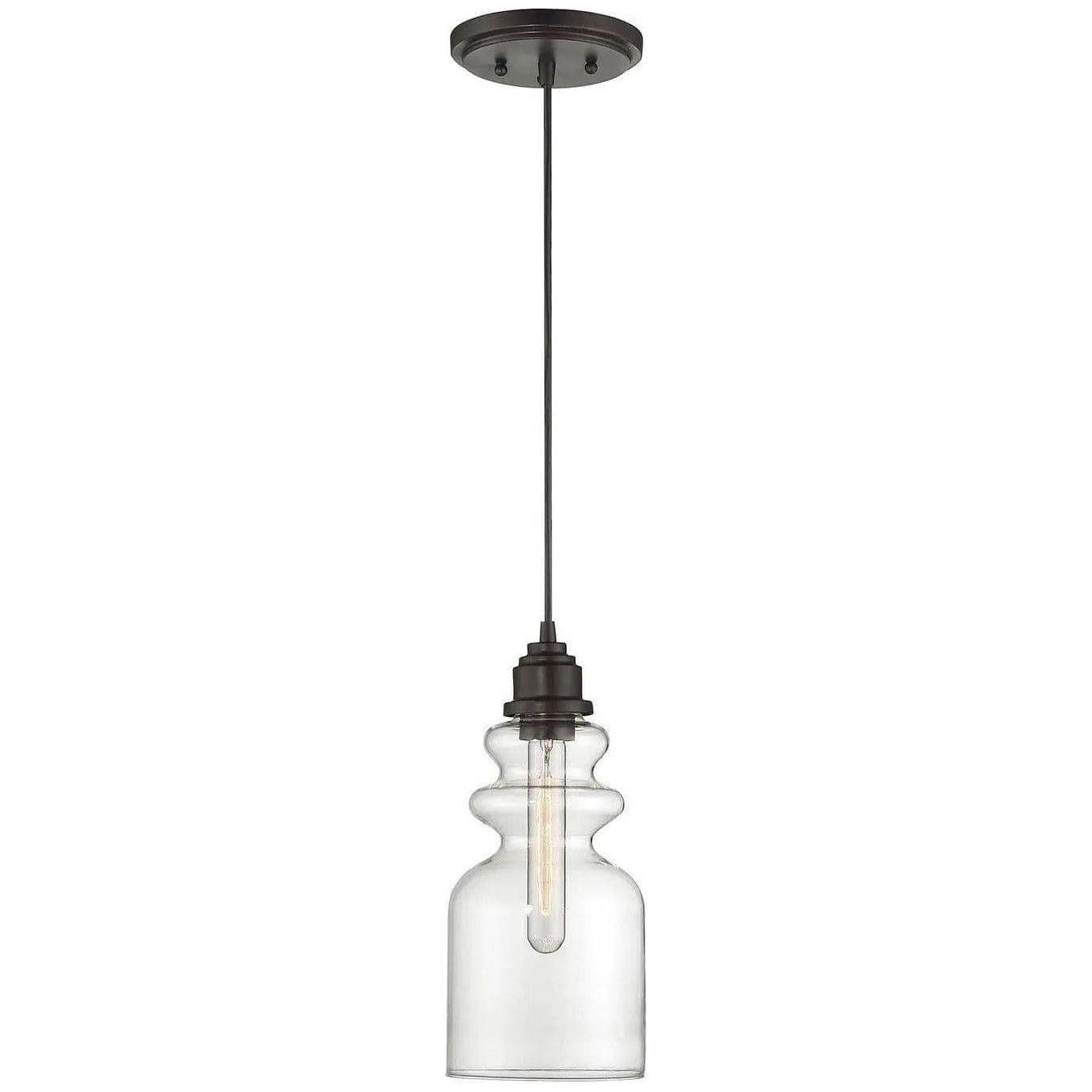 Meridian Lite Trends - Meridian One Light Mini Pendant - M70018ORB - Canada Light Shop