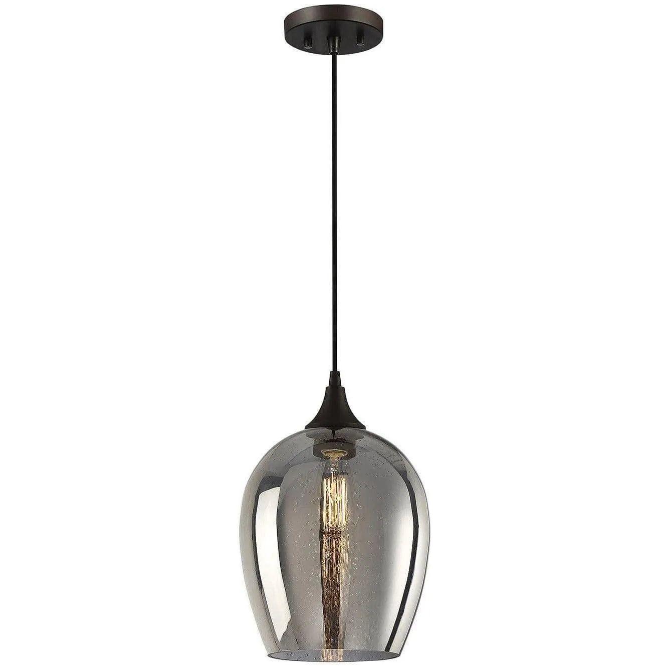 Meridian Lite Trends - Meridian One Light Mini Pendant - M70076ORB - Canada Light Shop