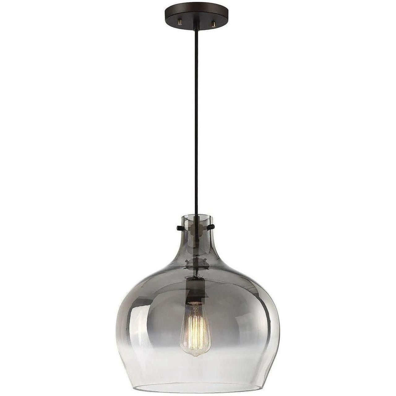 Meridian Lite Trends - Meridian One Light Mini Pendant - M70078ORB - Canada Light Shop