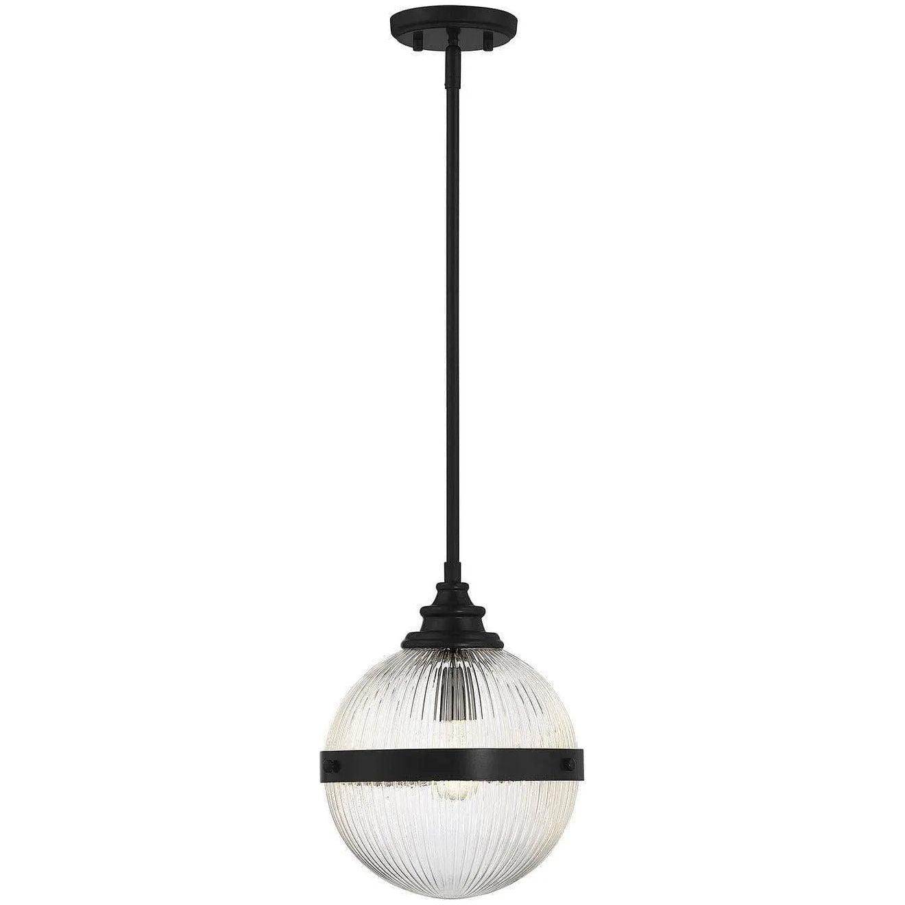 Meridian Lite Trends - Meridian One Light Mini Pendant - M70100MBK - Canada Light Shop