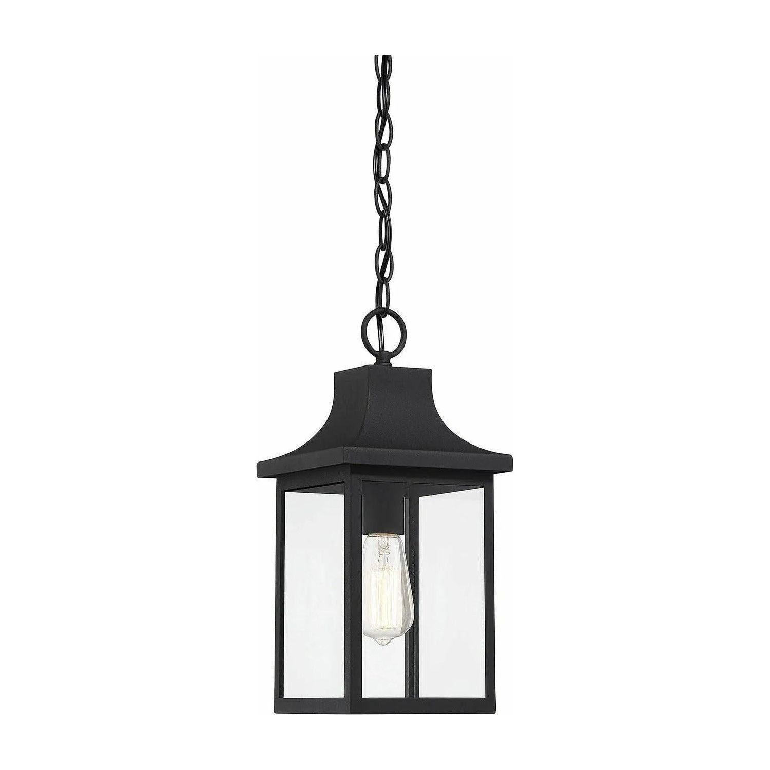 Meridian Lite Trends - Meridian One Light Outdoor Chandelier - M50052BK - Canada Light Shop