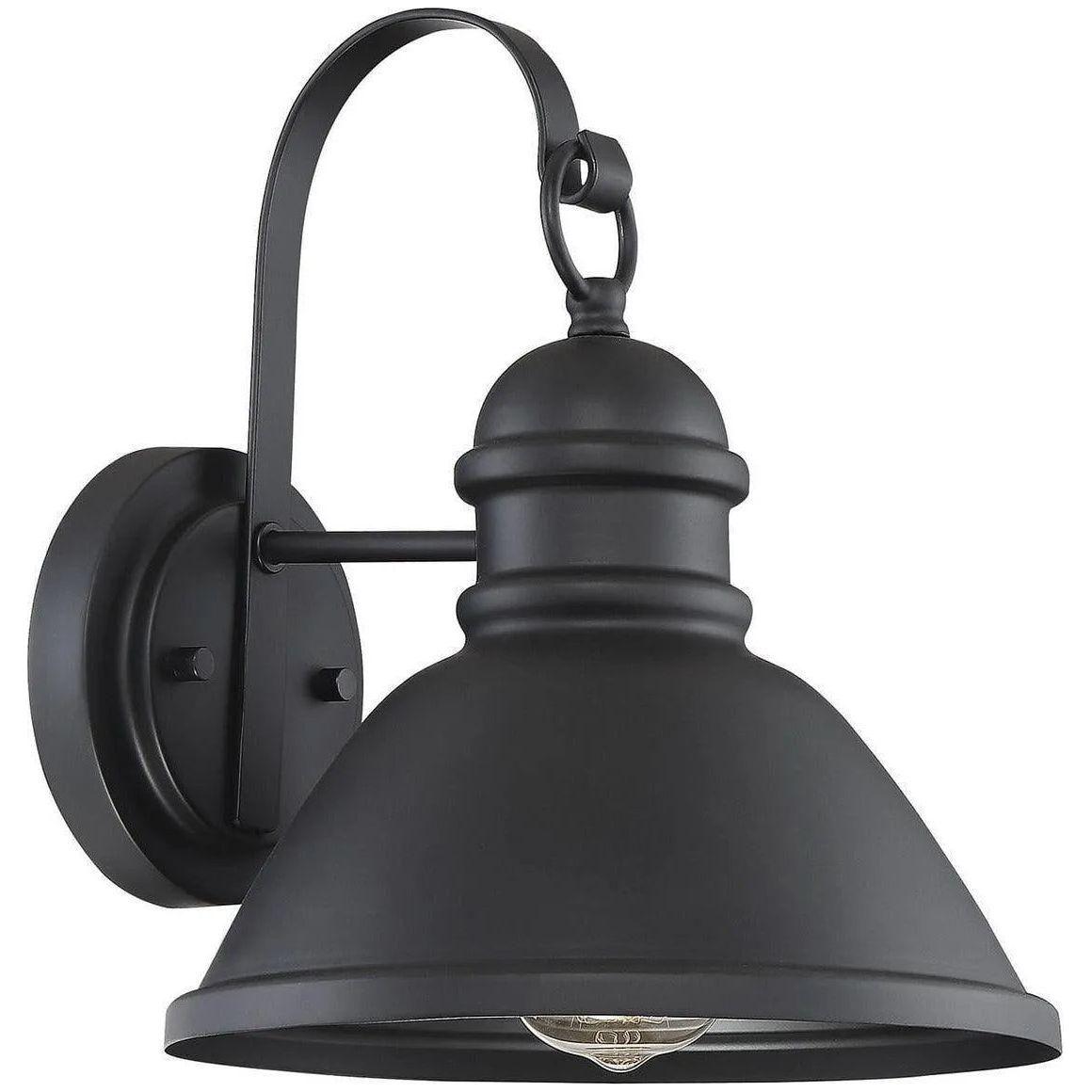 Meridian Lite Trends - Meridian One Light Outdoor Wall Sconce - M50016BK - Canada Light Shop