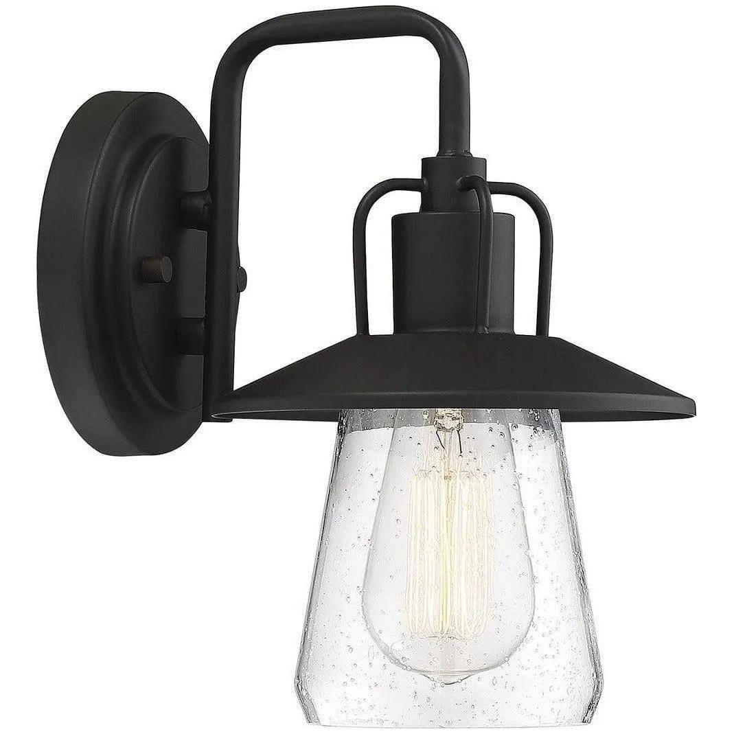 Meridian Lite Trends - Meridian One Light Outdoor Wall Sconce - M50022BK - Canada Light Shop