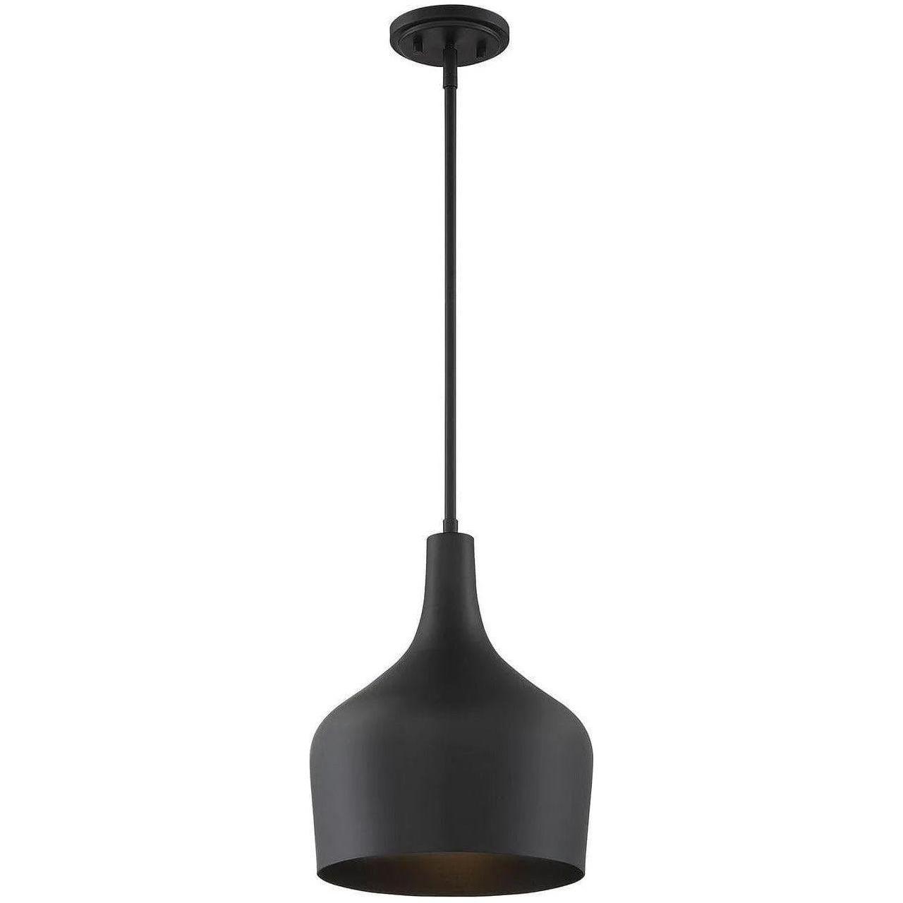 Meridian Lite Trends - Meridian One Light Pendant - M70020MBK - Canada Light Shop