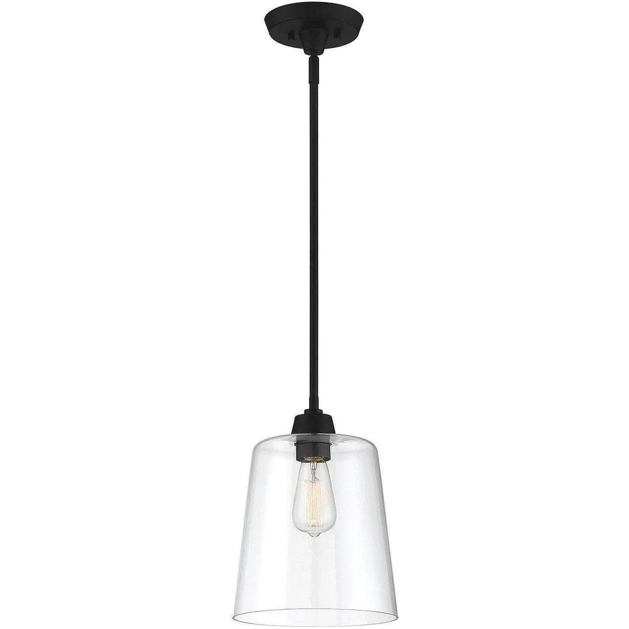 Meridian Lite Trends - Meridian One Light Pendant - M70081MBK - Canada Light Shop