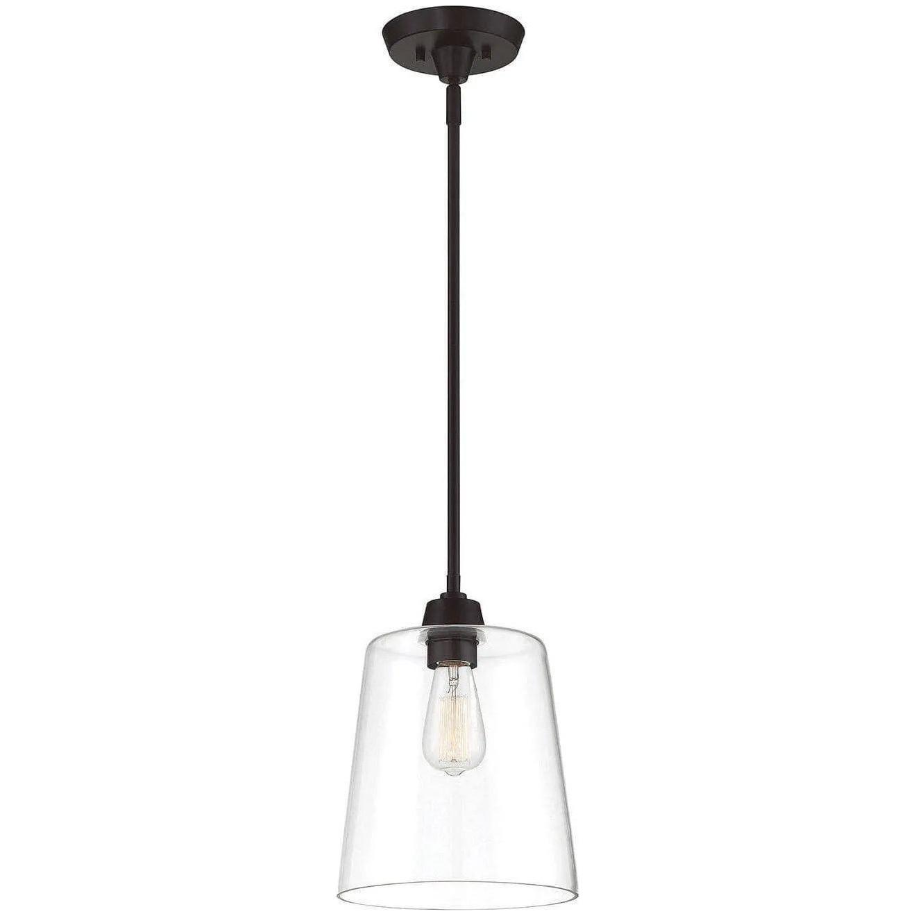 Meridian Lite Trends - Meridian One Light Pendant - M70081ORB - Canada Light Shop