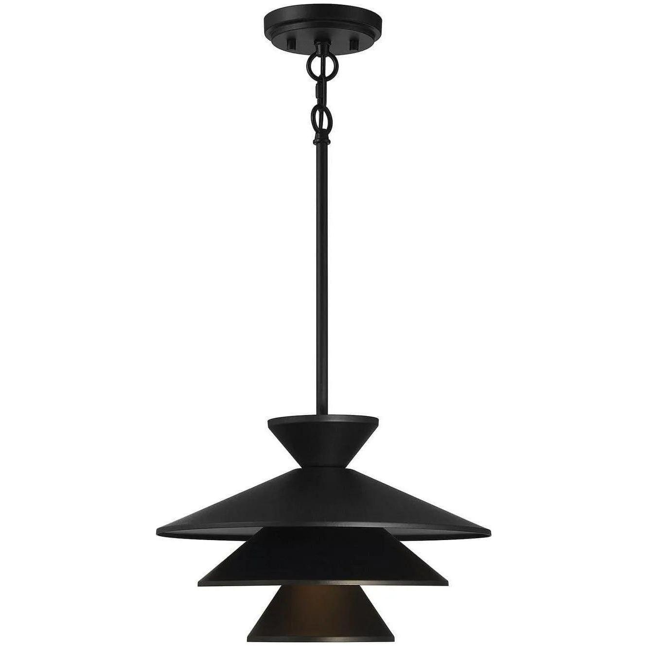 Meridian Lite Trends - Meridian One Light Pendant - M70096MBK - Canada Light Shop
