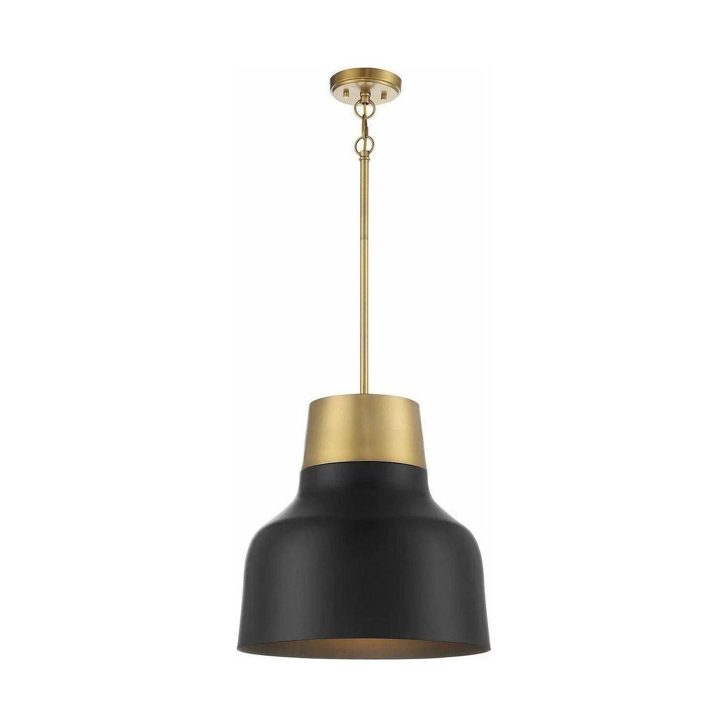Meridian Lite Trends - Meridian One Light Pendant - M70115MBKNB - Canada Light Shop