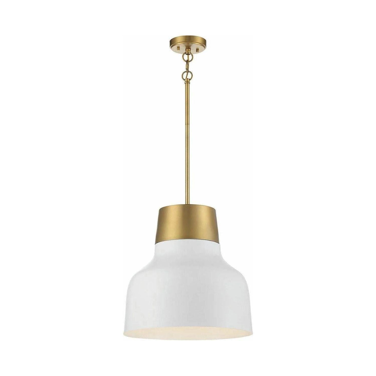 Meridian Lite Trends - Meridian One Light Pendant - M70115WHNB - Canada Light Shop