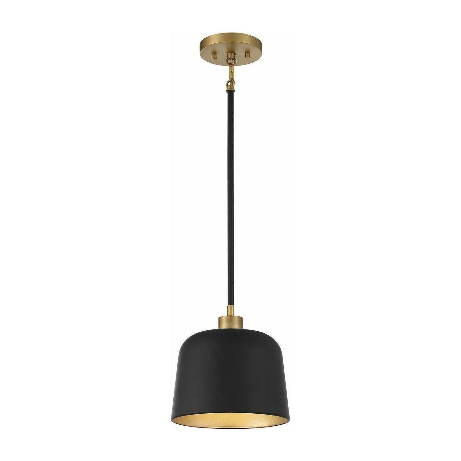 Meridian Lite Trends - Meridian One Light Pendant - M70118MBKNB - Canada Light Shop