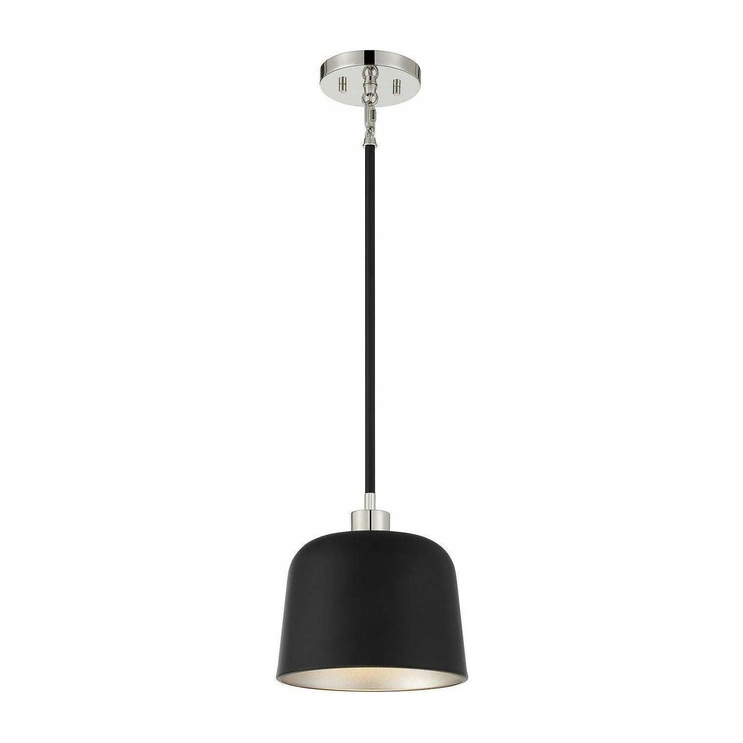 Meridian Lite Trends - Meridian One Light Pendant - M70118MBKPN - Canada Light Shop