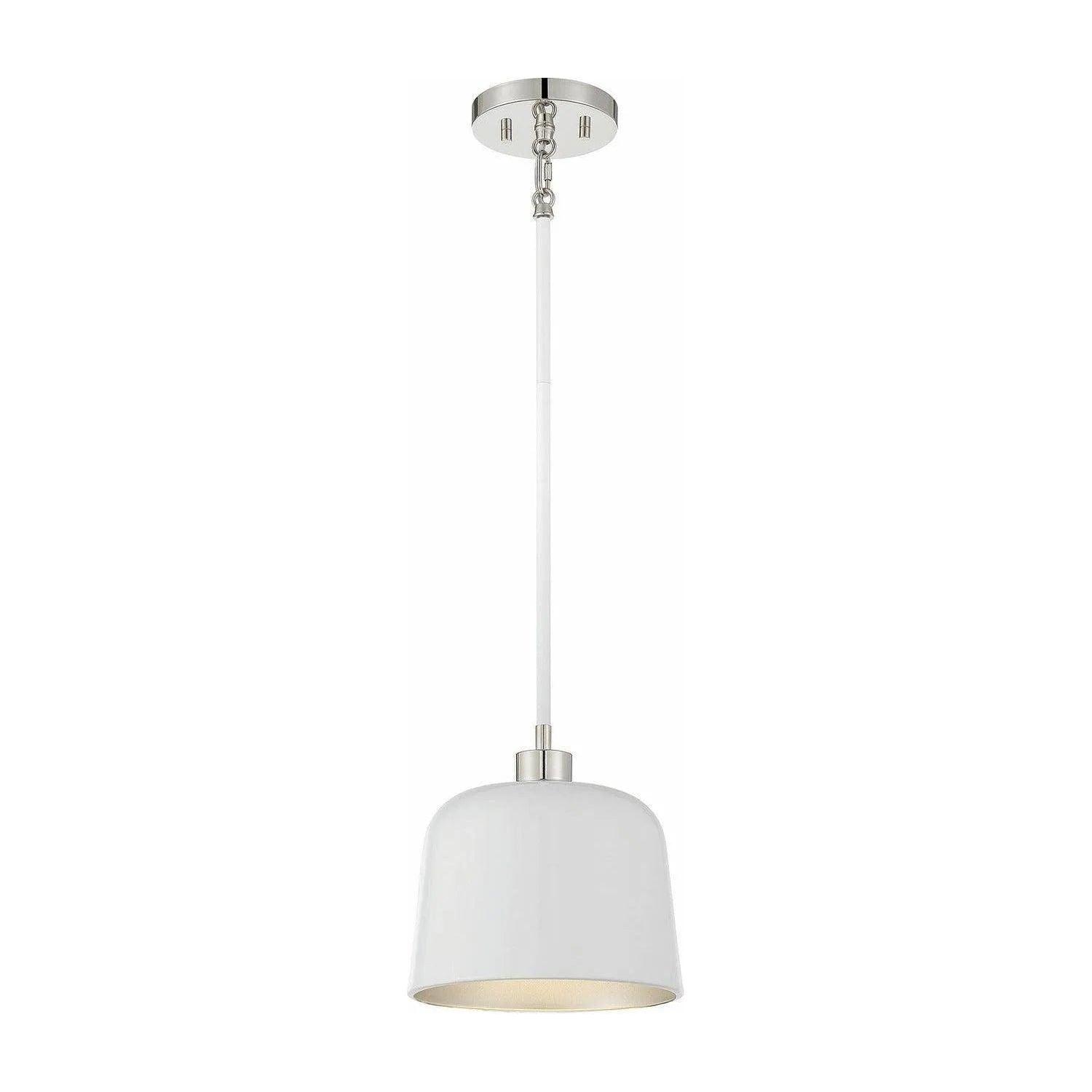 Meridian Lite Trends - Meridian One Light Pendant - M70118WHPN - Canada Light Shop