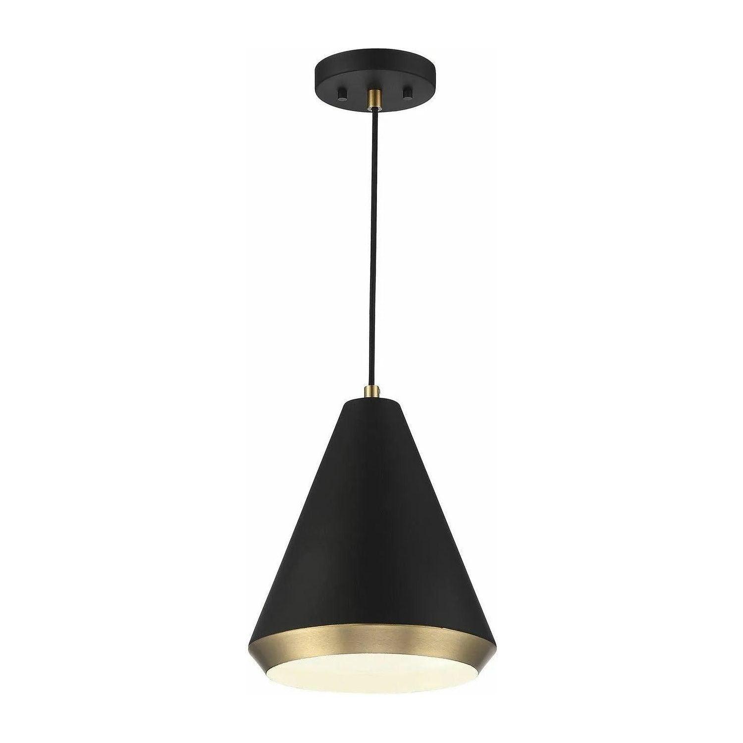 Meridian Lite Trends - Meridian One Light Pendant - M70122MBKNB - Canada Light Shop