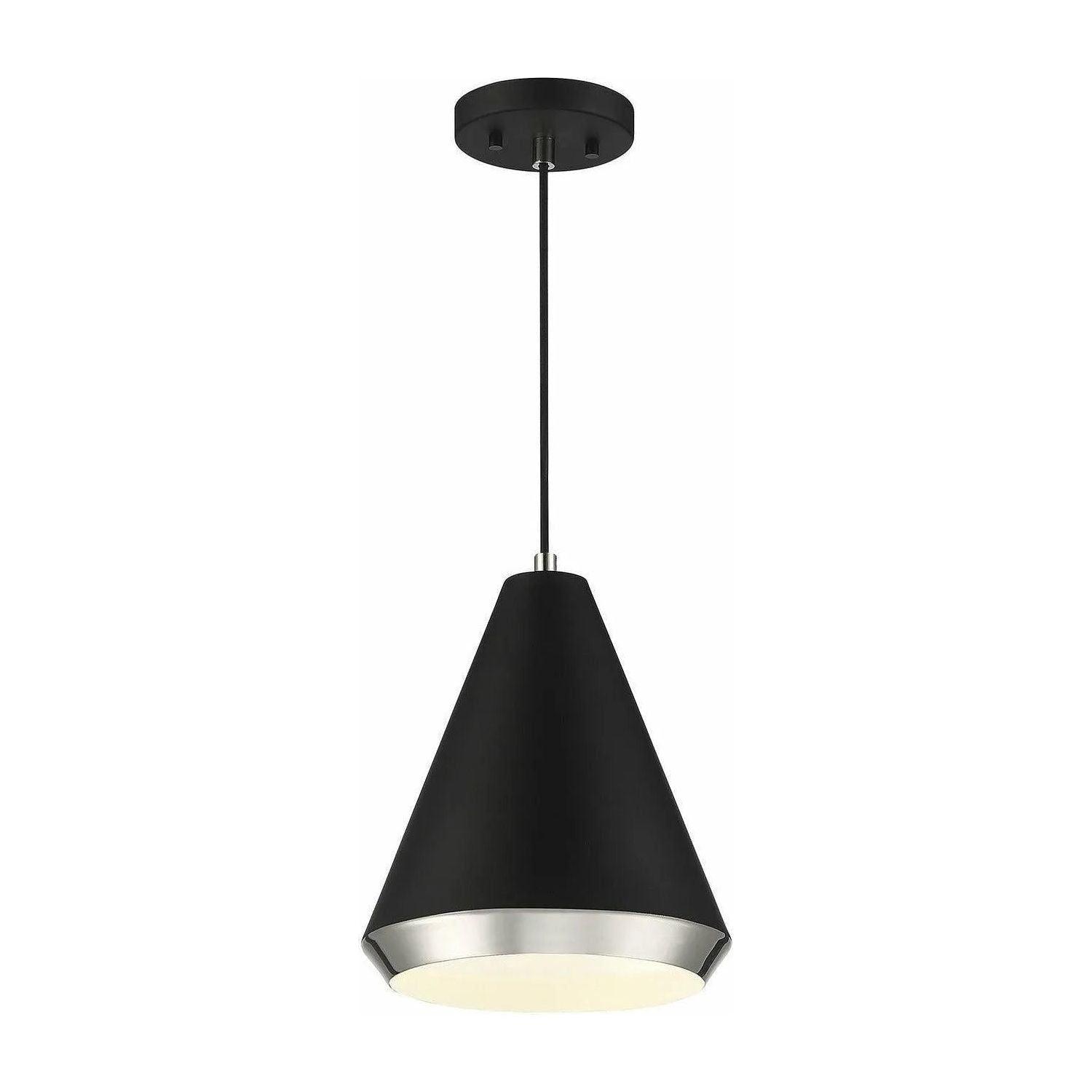 Meridian Lite Trends - Meridian One Light Pendant - M70122MBKPN - Canada Light Shop