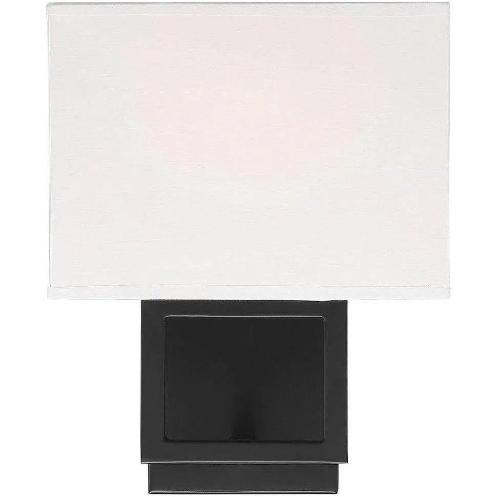 Meridian Lite Trends - Meridian One Light Wall Sconce - M90009MBK - Canada Light Shop